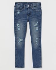 22J2-115 H&M Skinny Fit Trashed Jeans - HÀNG GIẢM GIÁ