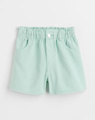 22L2-038 H&M Relaxed Fit Twill High Shorts - Quần short, quần lửng bé gái