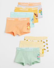 22S1-149 H&M 7-pack Printed Boxer Shorts - 6-8 tuổi