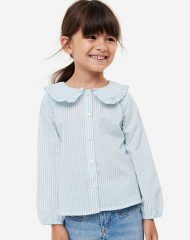 23D1-007 H&M Collared blouse - BÉ GÁI