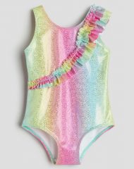 24L1-027 H&M Ruffle-trimmed Swimsuit - 4-6 tuổi