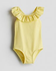 24L1-025 H&M Flounce-trimmed Swimsuit - Đồ bơi bé gái