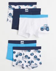 22G3-071 H&M 5-pack Boxer Shorts - 4-6 tuổi