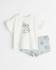 22L1-009 H&M 2-piece Printed Set - 2-4 tuổi